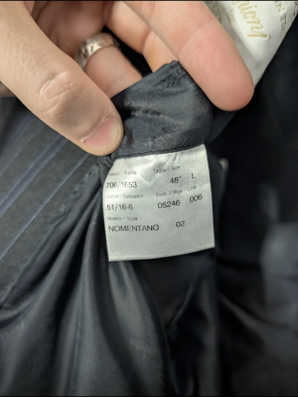 BRIONI Charcoal/Blue Striped SOFT Wool Two-Button Italian Sport Coat 48L